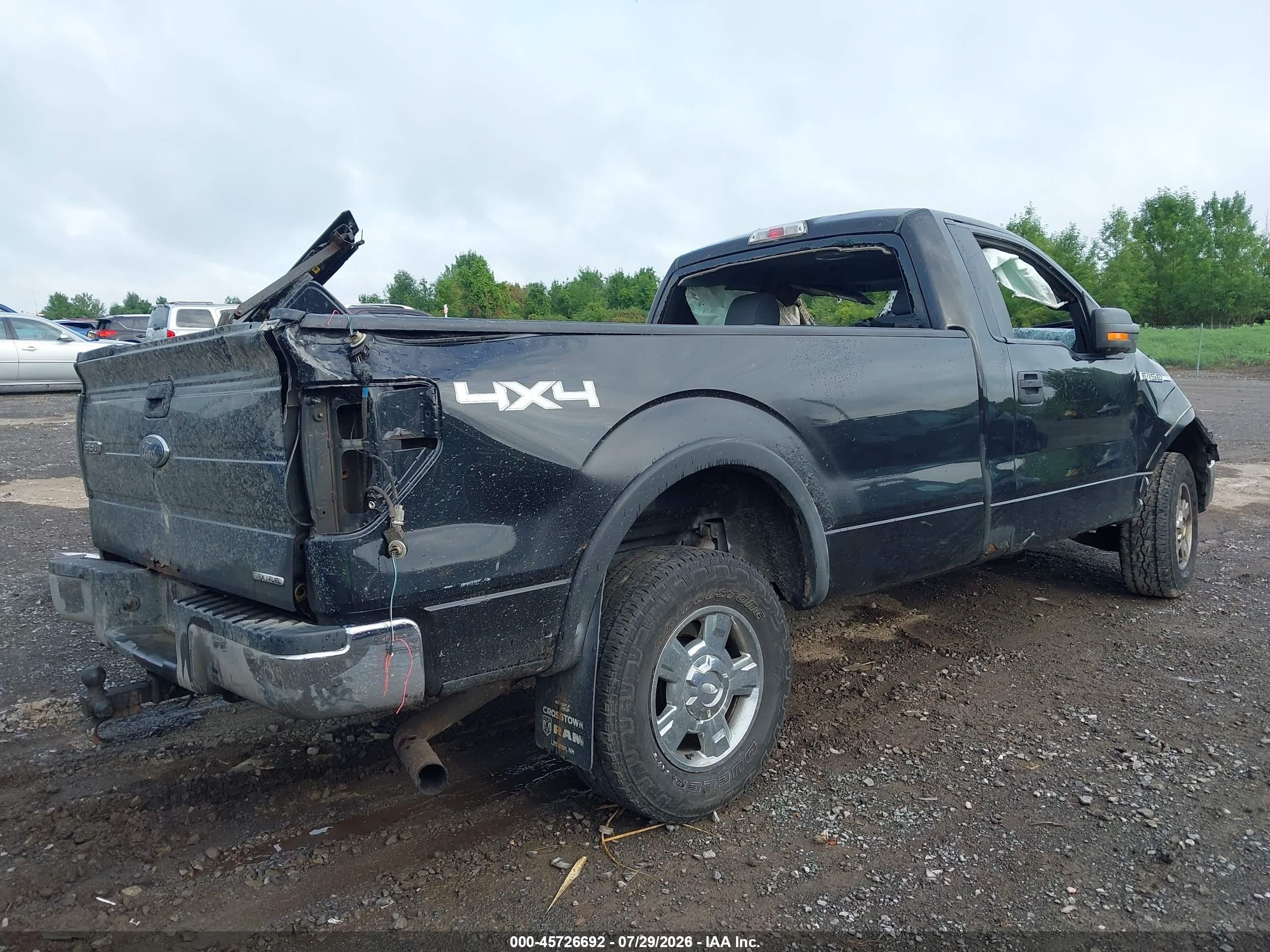2012 Ford F-150 Xl Black vin: 1FTNF1EF9CKE14202