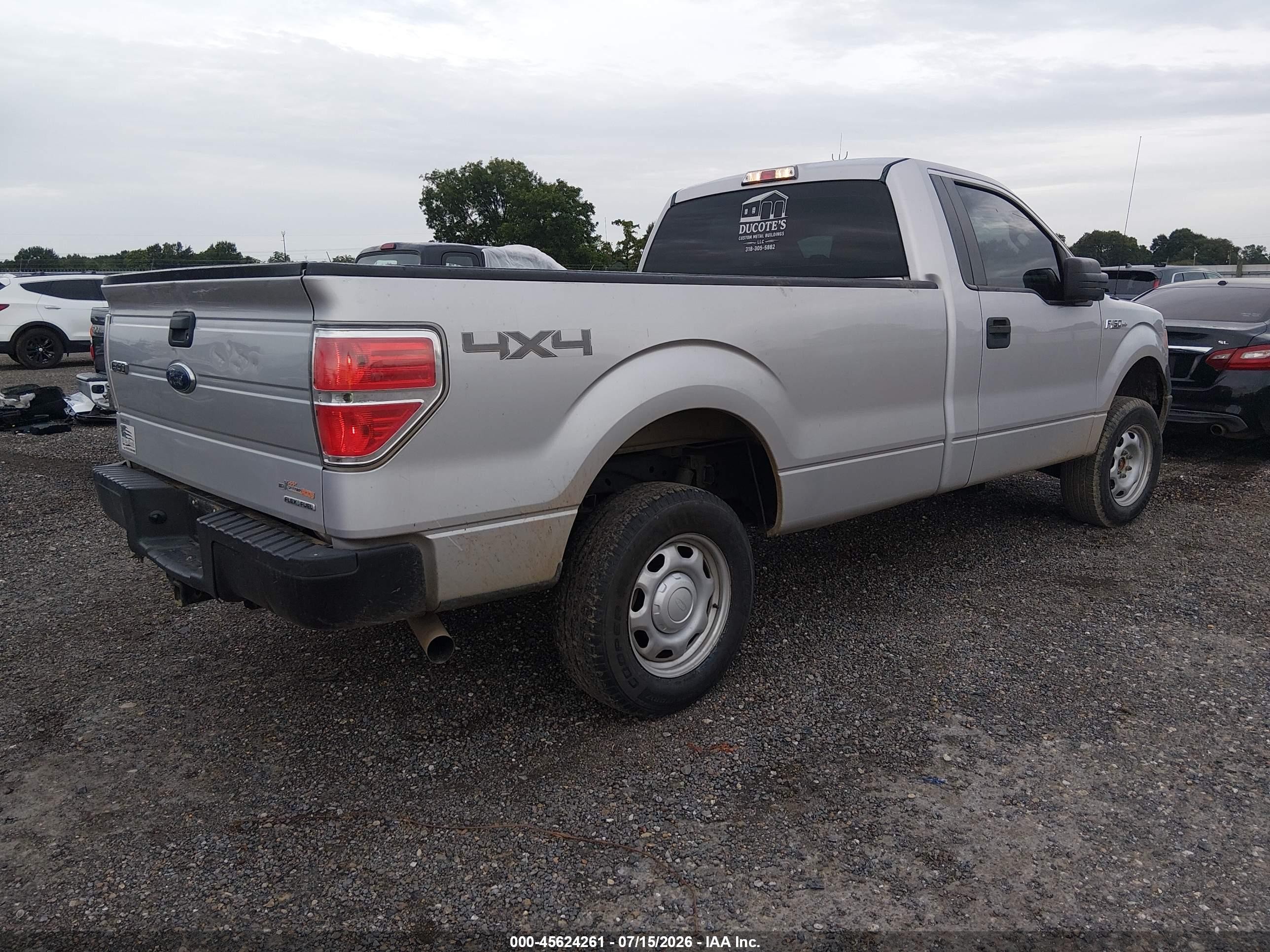 2014 Ford F-150 Xl Silver vin: 1FTNF1EF9EKE58400