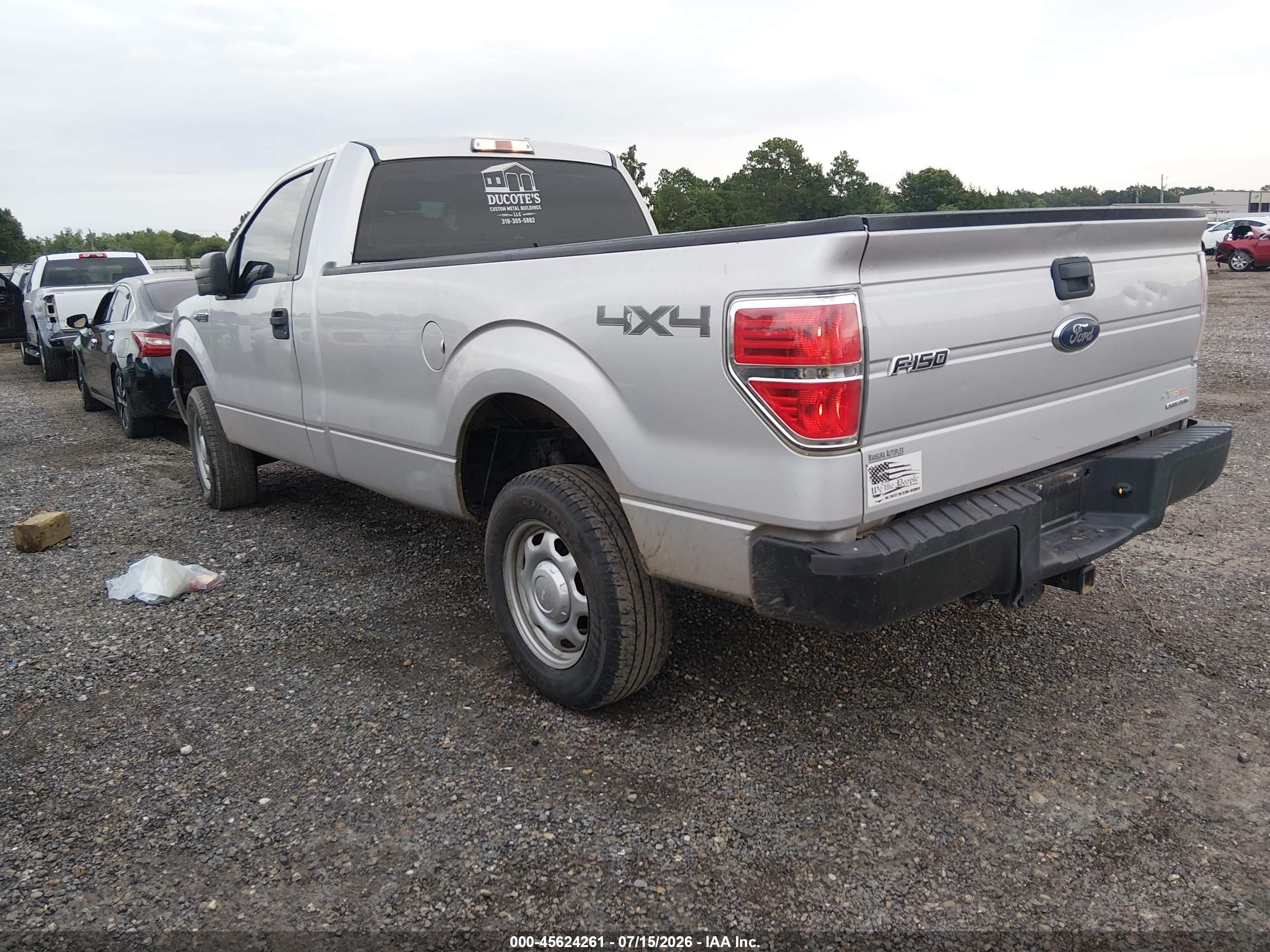 2014 Ford F-150 Xl Silver vin: 1FTNF1EF9EKE58400