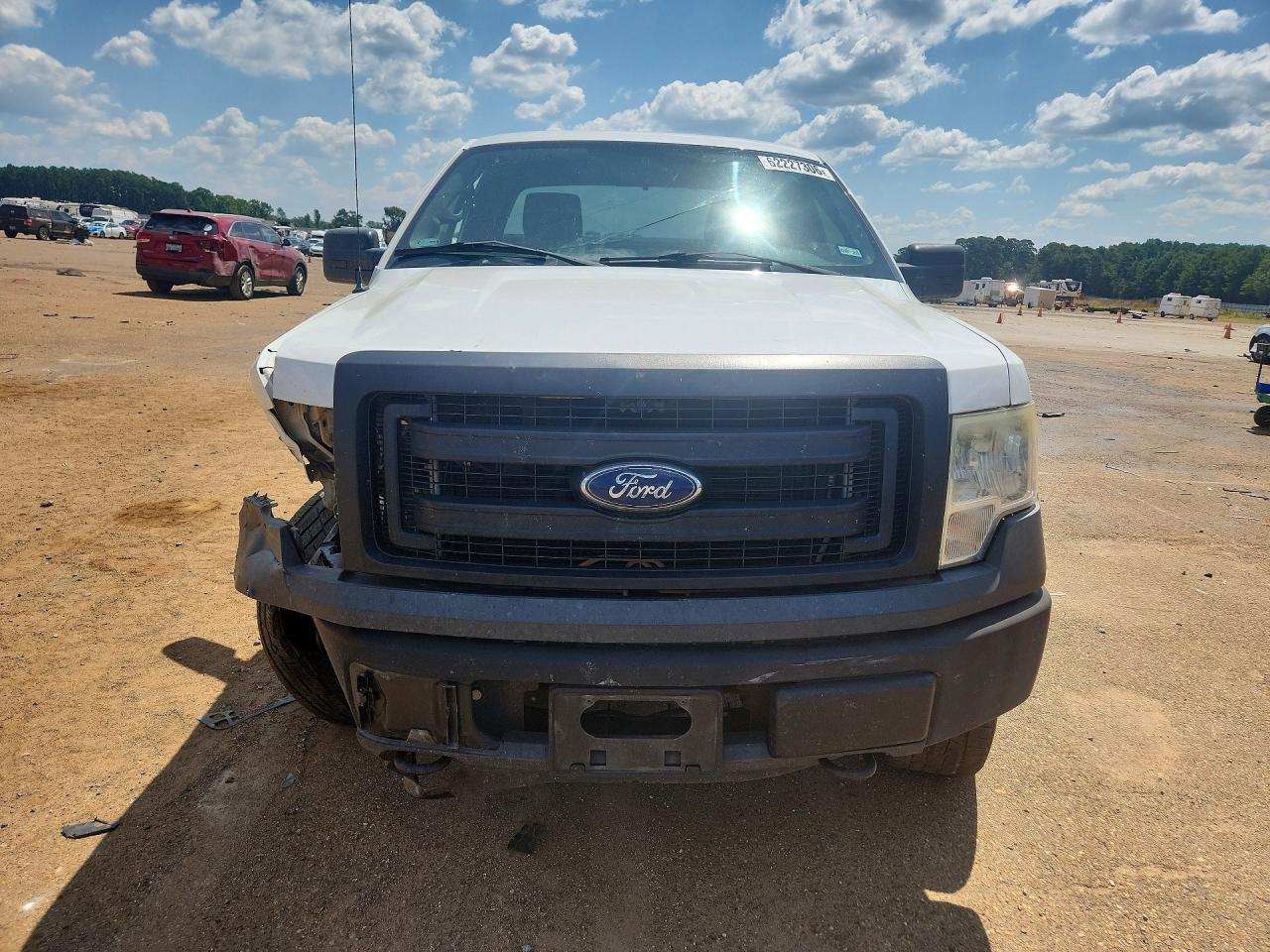 2013 Ford F150 White vin: 1FTNF1EFXDKE29292