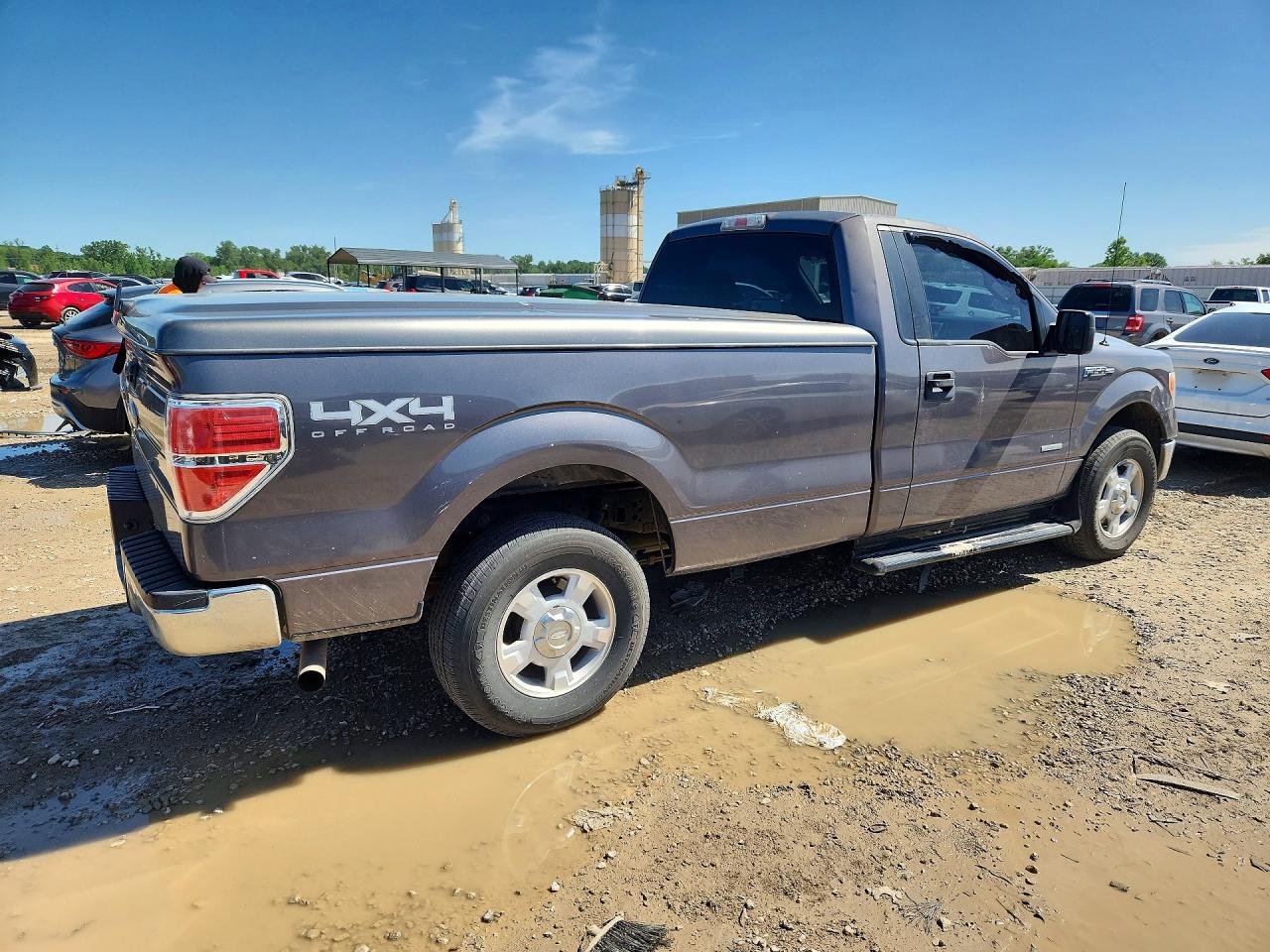 2011 Ford F150 Gray vin: 1FTNF1ET4BKE09459