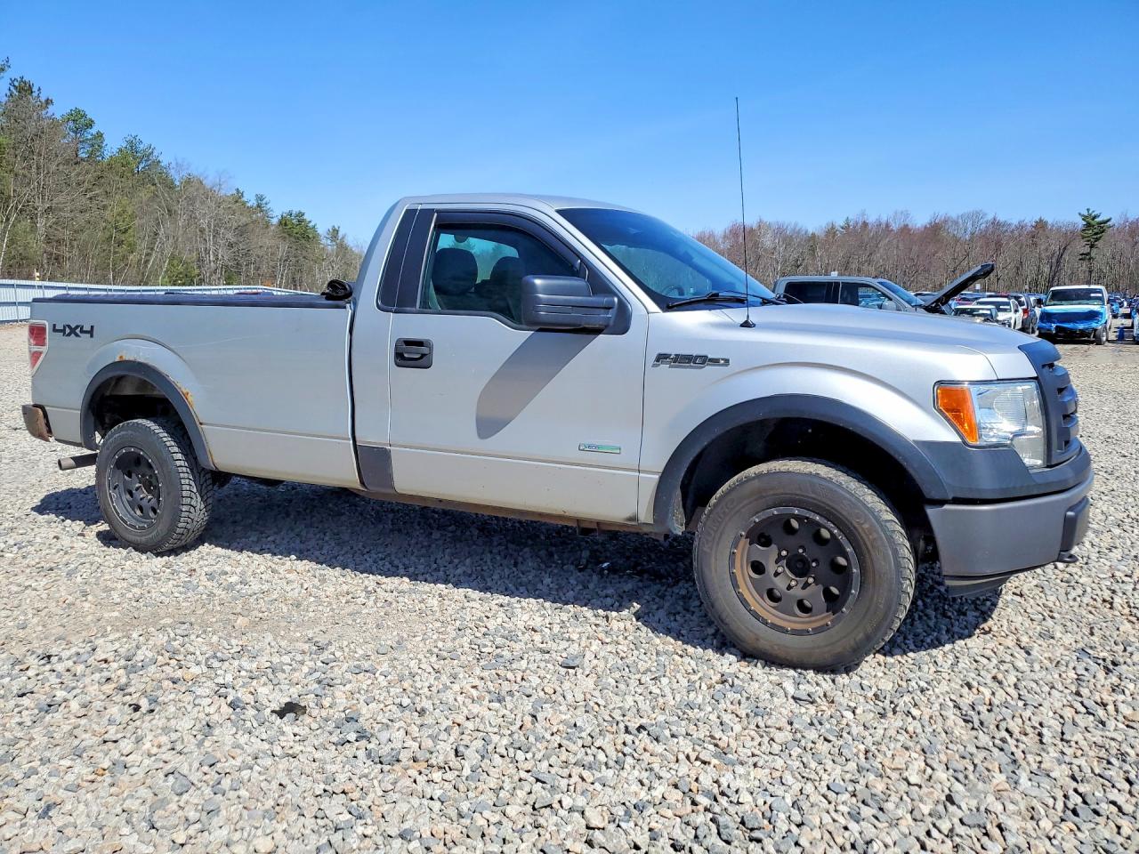 2012 Ford F150 Silver vin: 1FTNF1ET6CKE01817