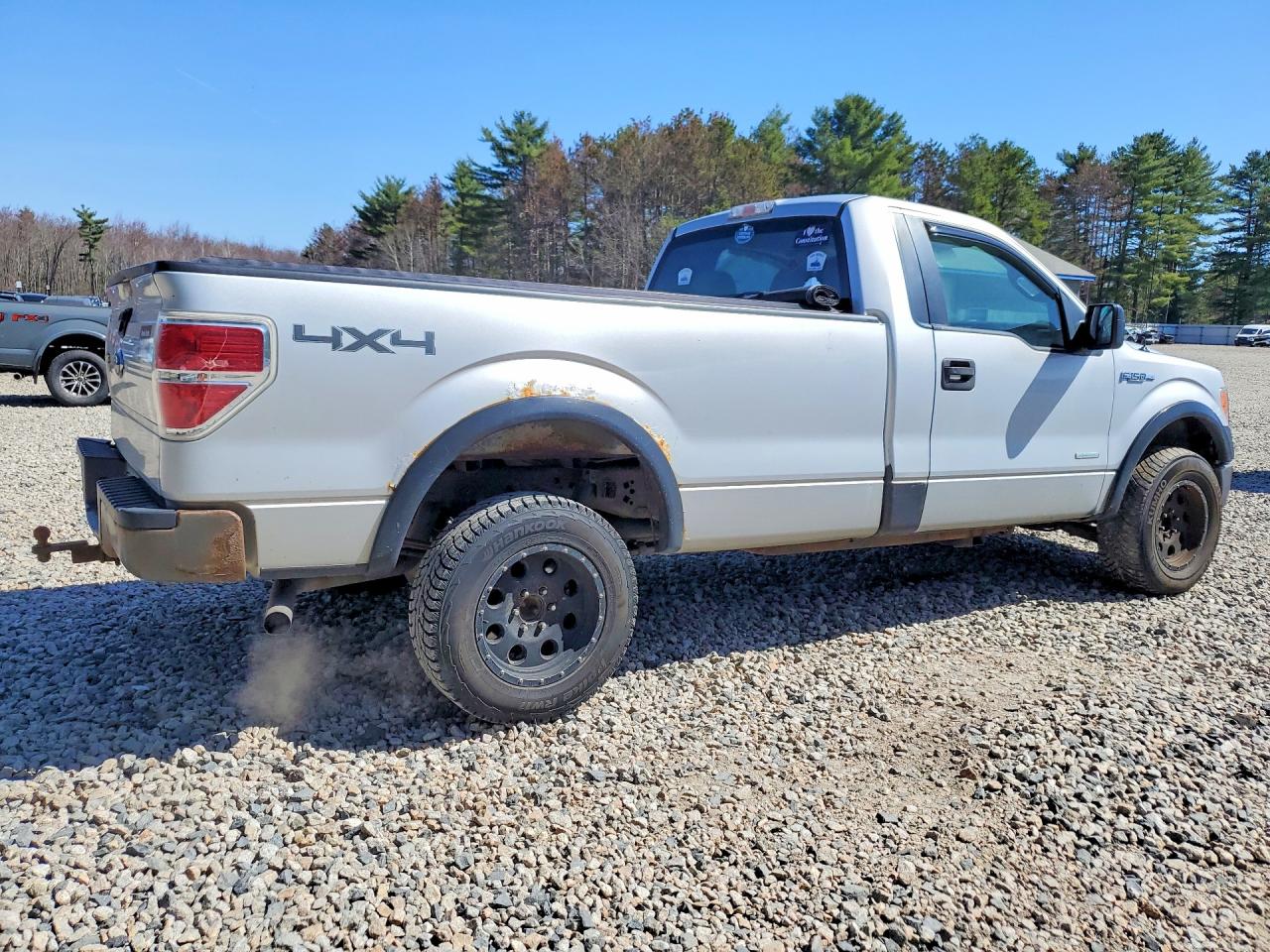 2012 Ford F150 Silver vin: 1FTNF1ET6CKE01817
