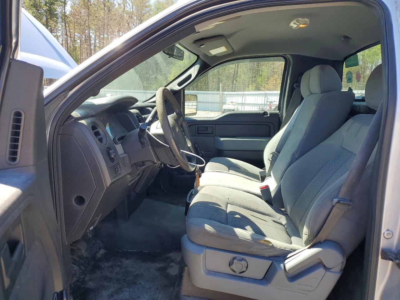 2012 Ford F150 Silver vin: 1FTNF1ET6CKE01817