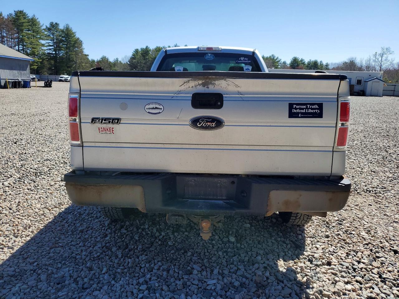 2012 Ford F150 Silver vin: 1FTNF1ET6CKE01817