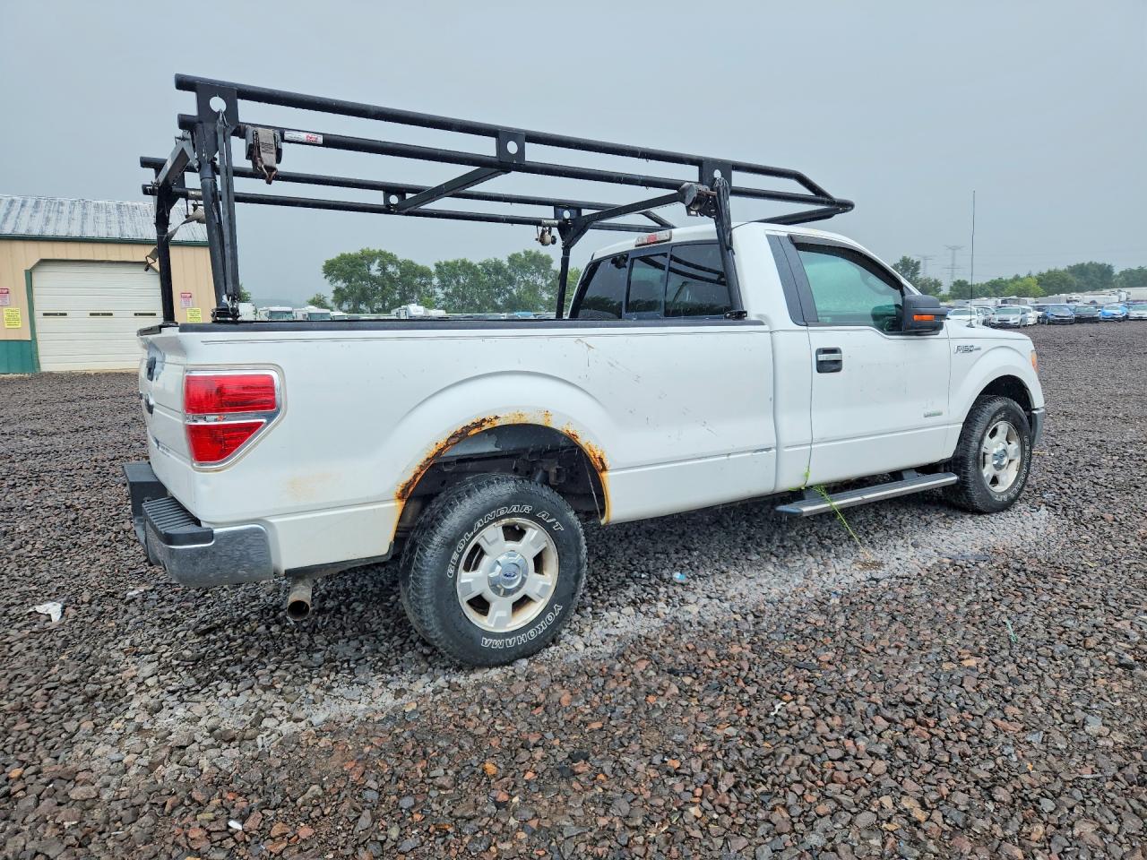 2012 Ford F150 White vin: 1FTNF1ET6CKE16754