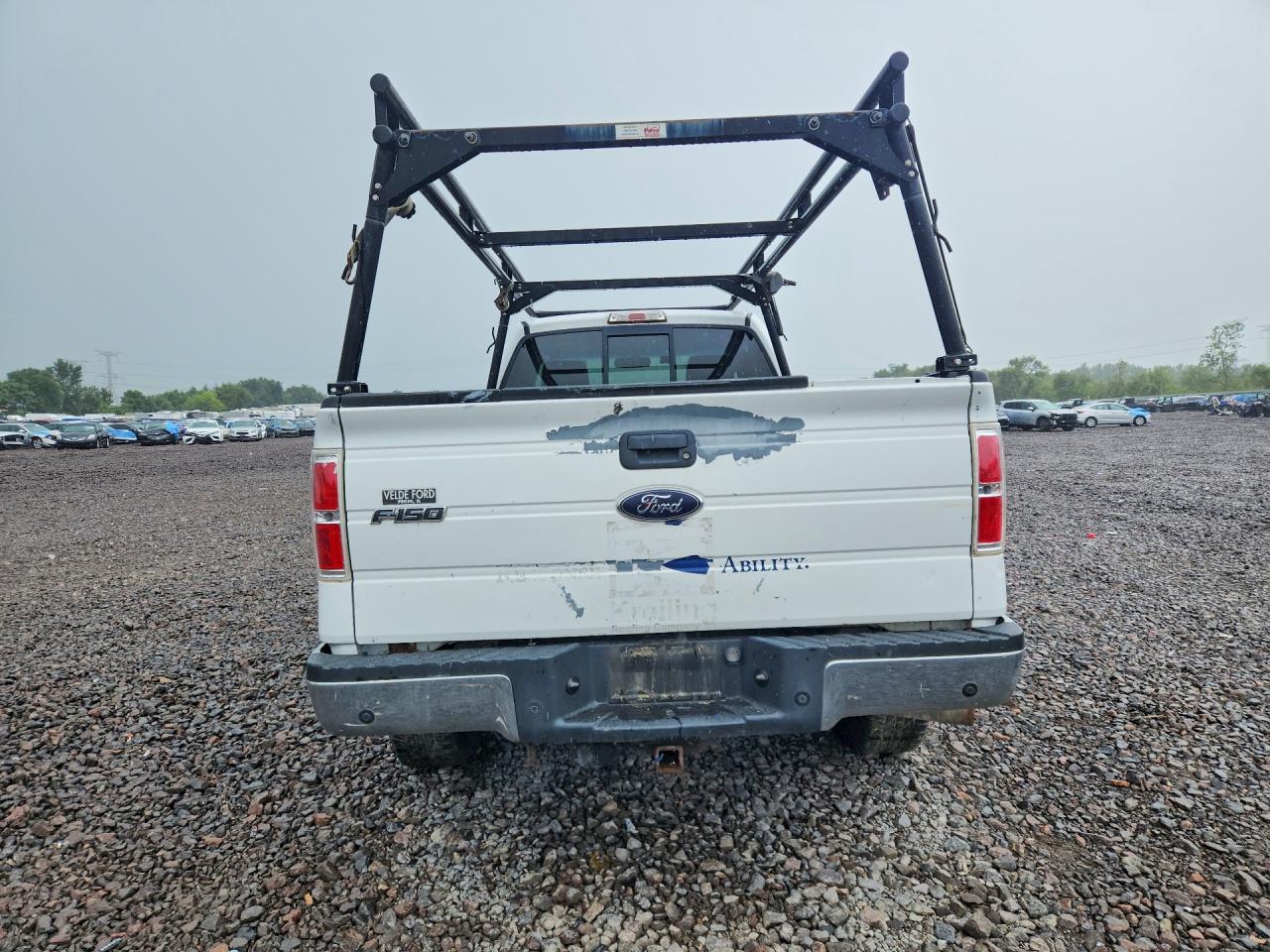 2012 Ford F150 White vin: 1FTNF1ET6CKE16754