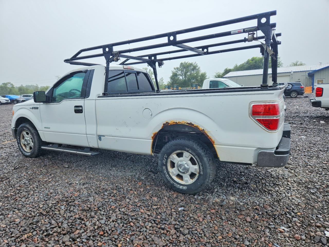 2012 Ford F150 White vin: 1FTNF1ET6CKE16754