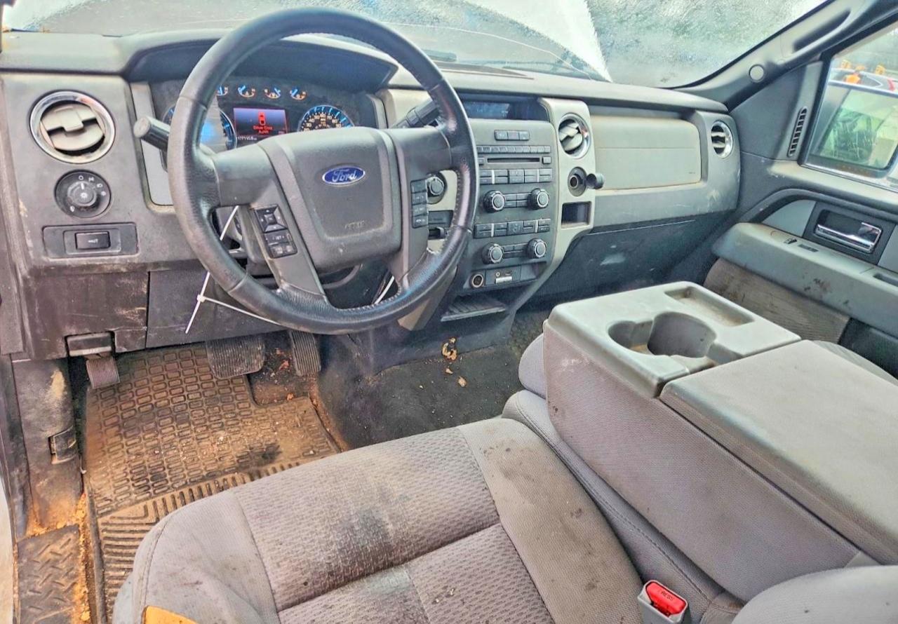 2012 Ford F150 White vin: 1FTNF1ET6CKE16754
