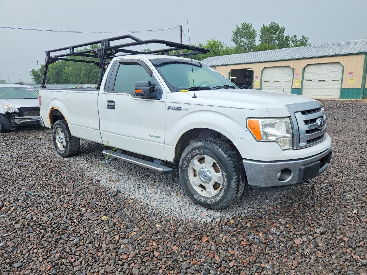 2012 Ford F150 White vin: 1FTNF1ET6CKE16754