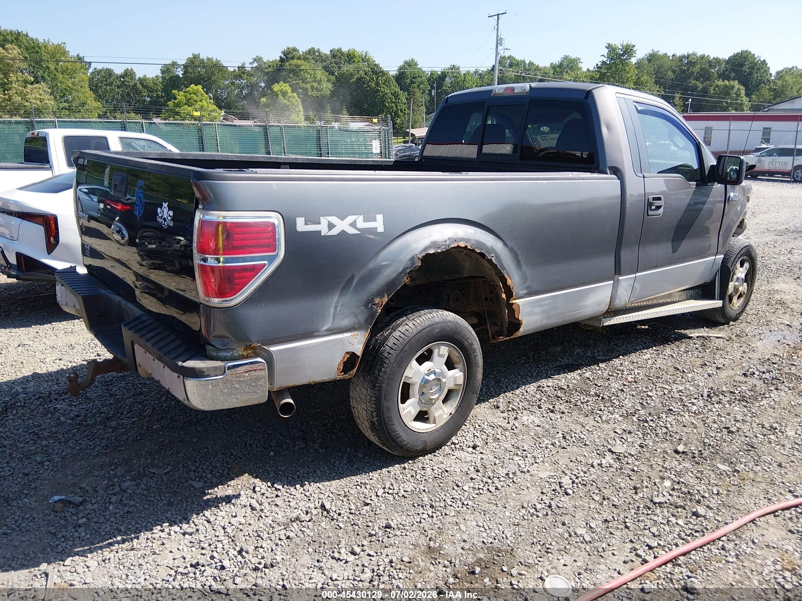 2010 Ford F-150 Xl/xl W/mid-box Prep/xlt/xlt W/mid-box Prep Gray vin: 1FTNF1EVXAKA25962