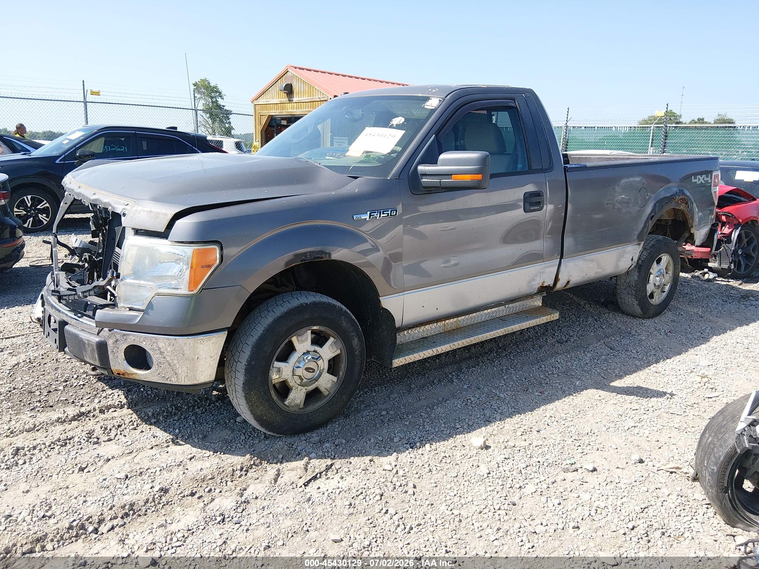 2010 Ford F-150 Xl/xl W/mid-box Prep/xlt/xlt W/mid-box Prep Gray vin: 1FTNF1EVXAKA25962
