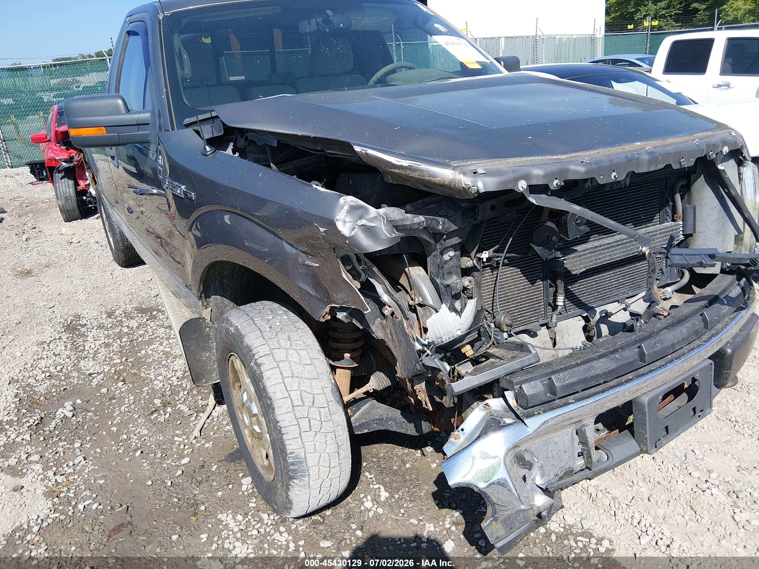 2010 Ford F-150 Xl/xl W/mid-box Prep/xlt/xlt W/mid-box Prep Gray vin: 1FTNF1EVXAKA25962