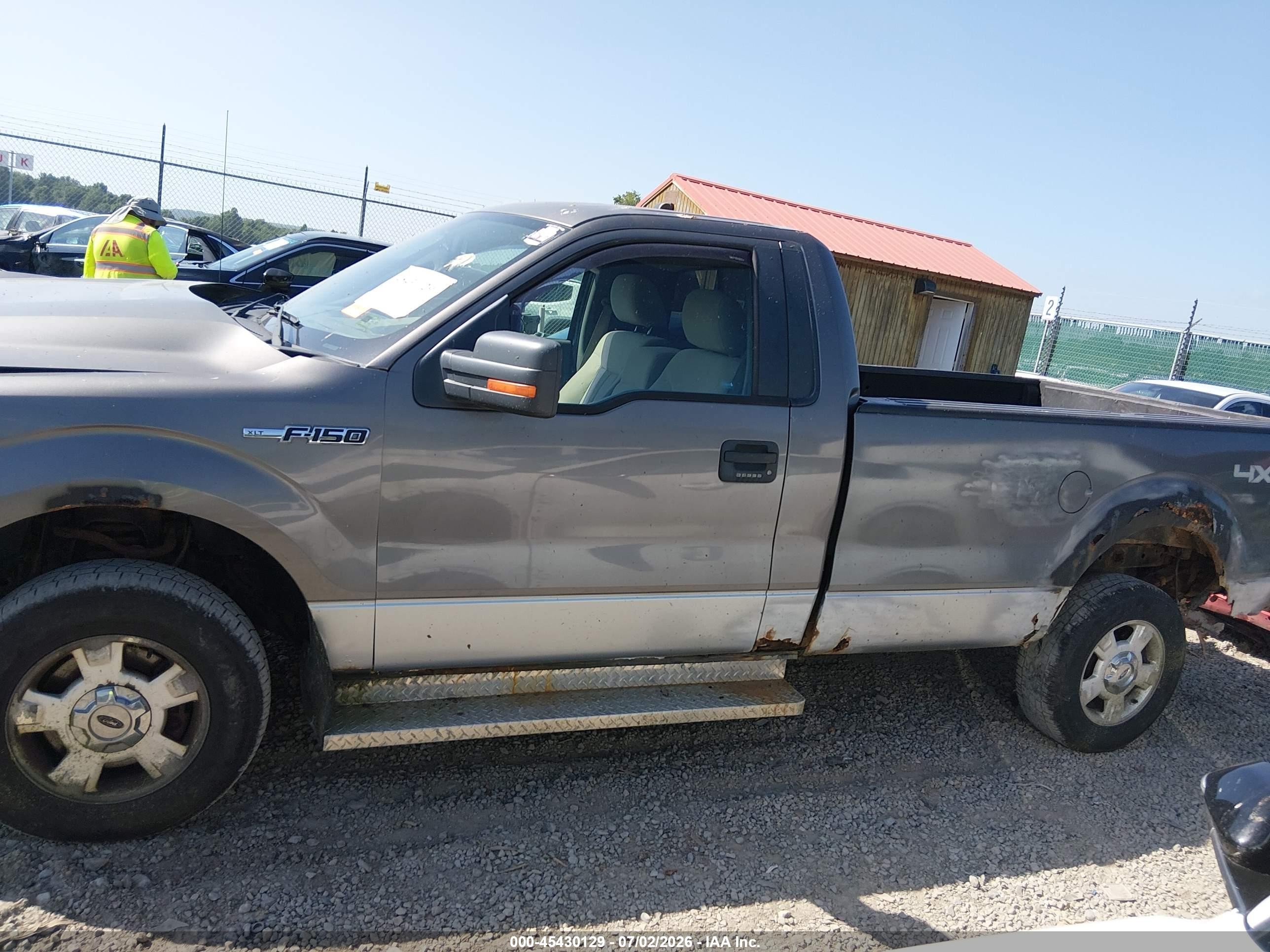 2010 Ford F-150 Xl/xl W/mid-box Prep/xlt/xlt W/mid-box Prep Gray vin: 1FTNF1EVXAKA25962