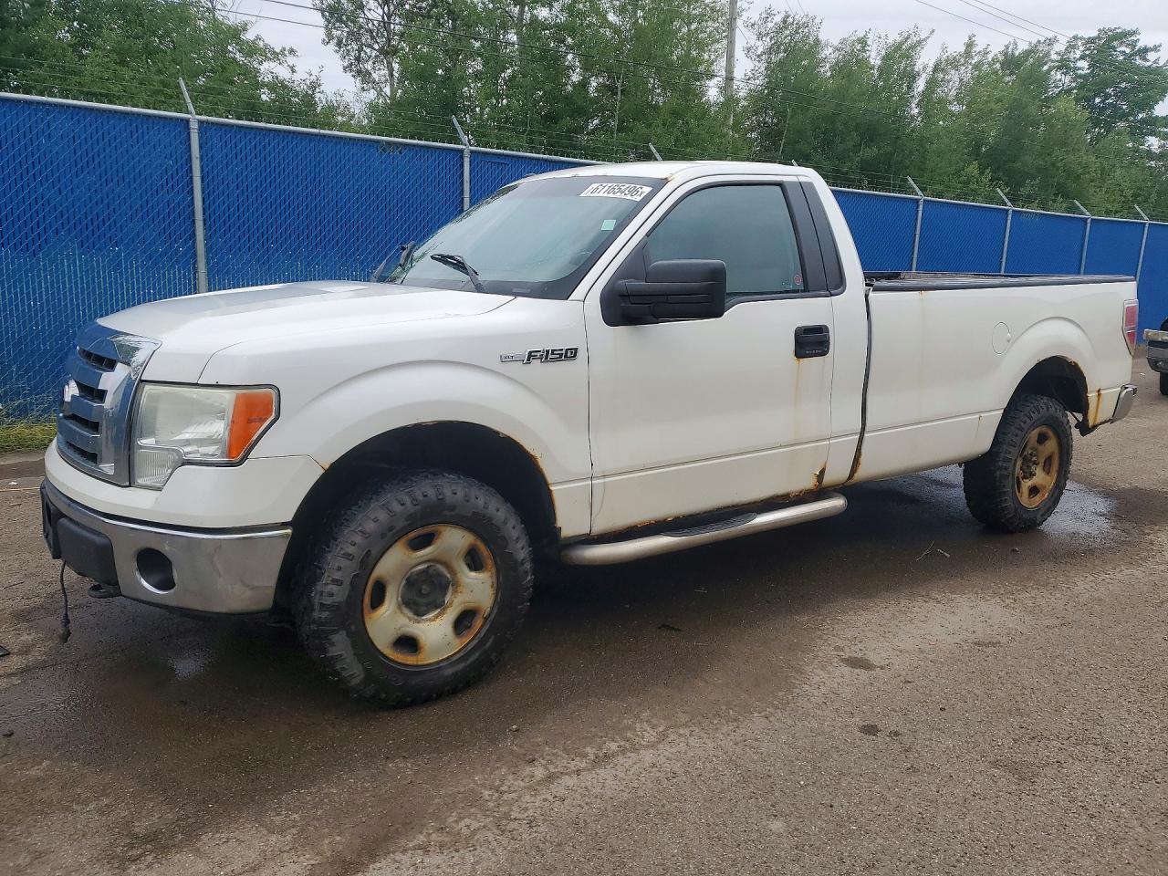2010 Ford F150 White vin: 1FTNF1EVXAKC31699