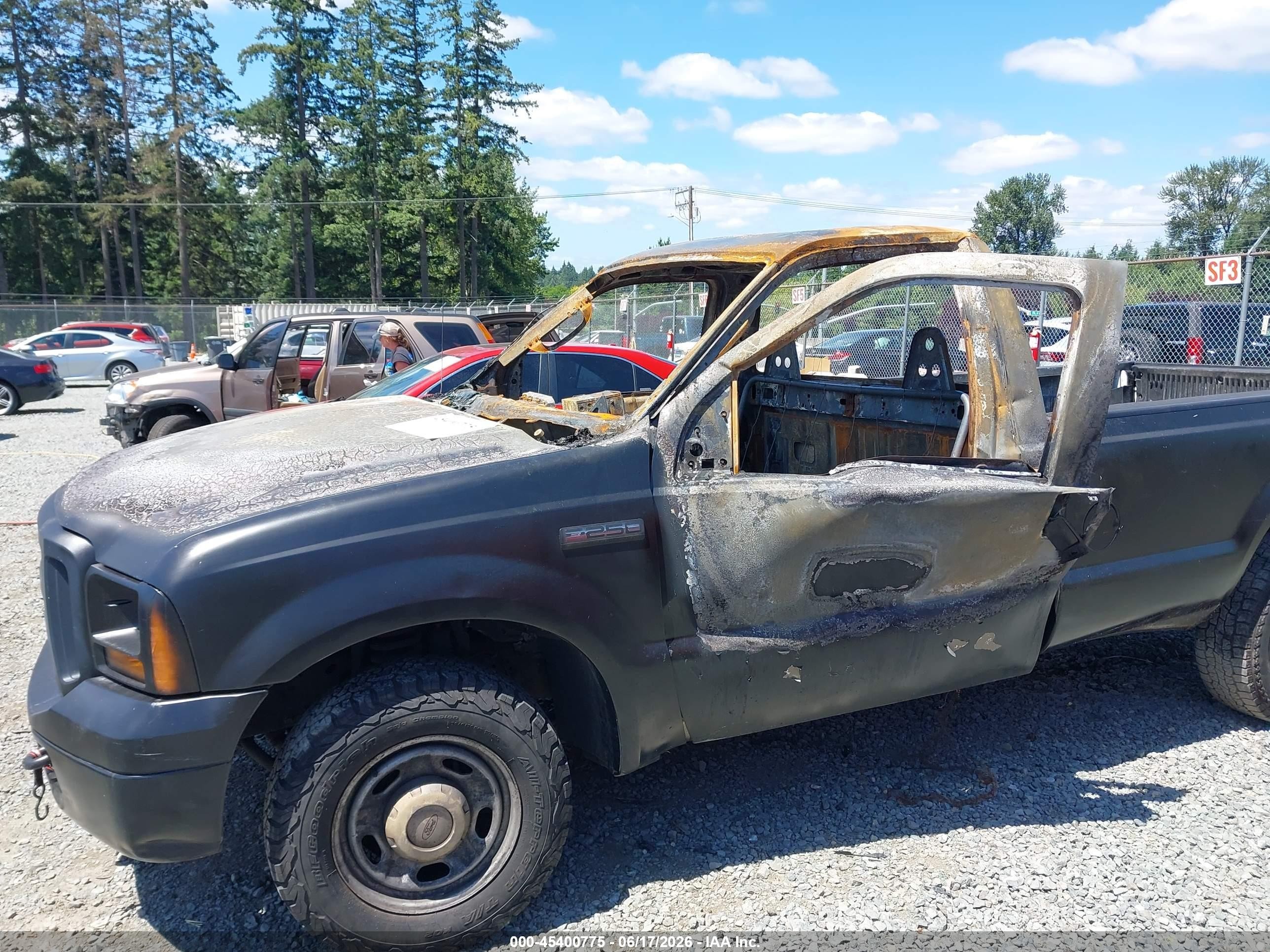 2006 Ford F-250   Black vin: 1FTNF20506EB39097