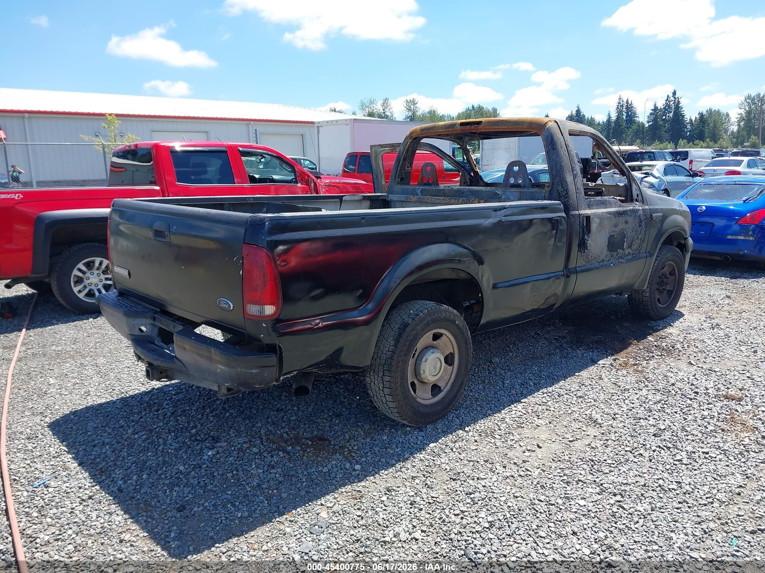 2006 Ford F-250   Black vin: 1FTNF20506EB39097