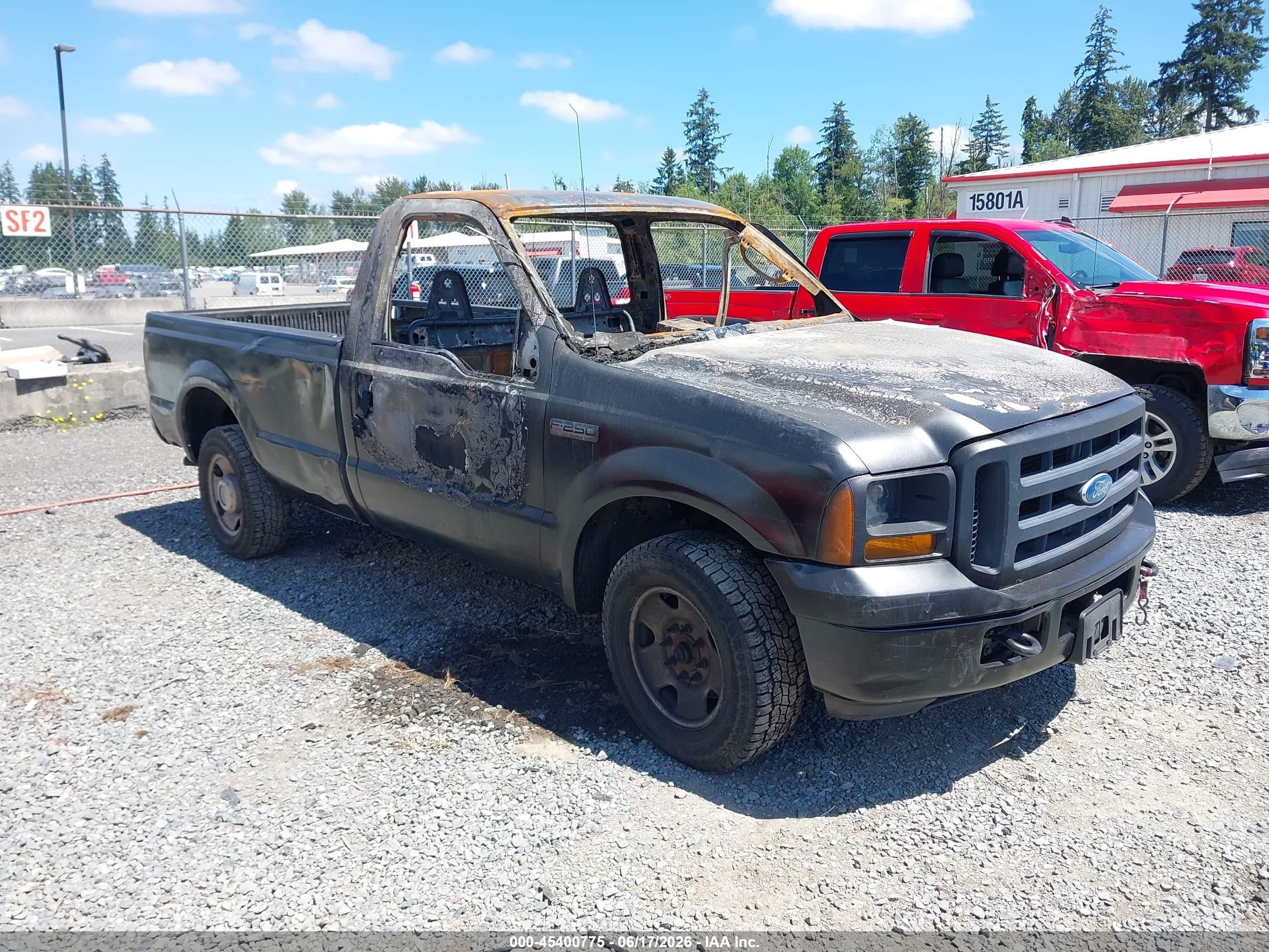 2006 Ford F-250   Black vin: 1FTNF20506EB39097