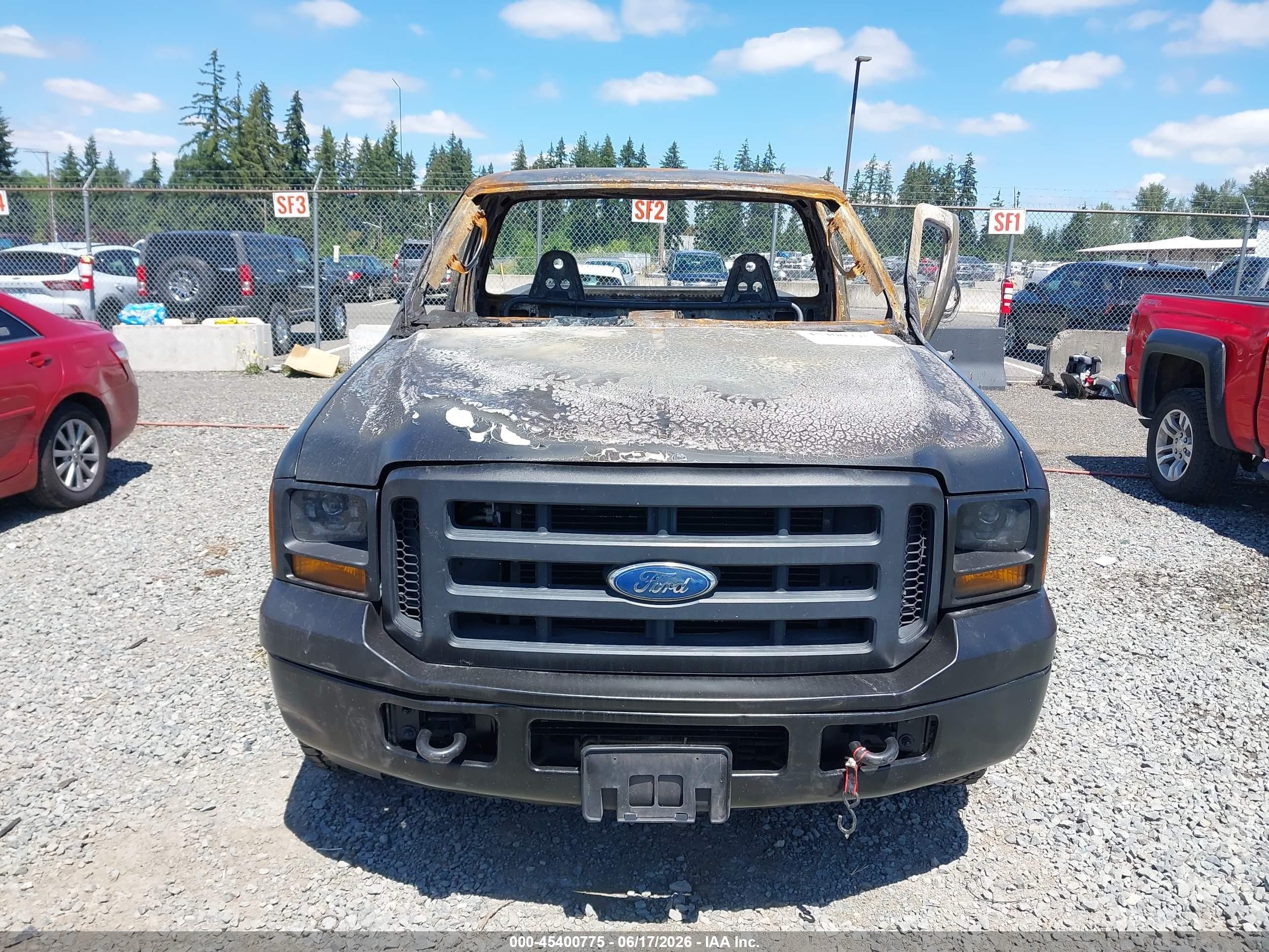 2006 Ford F-250   Black vin: 1FTNF20506EB39097