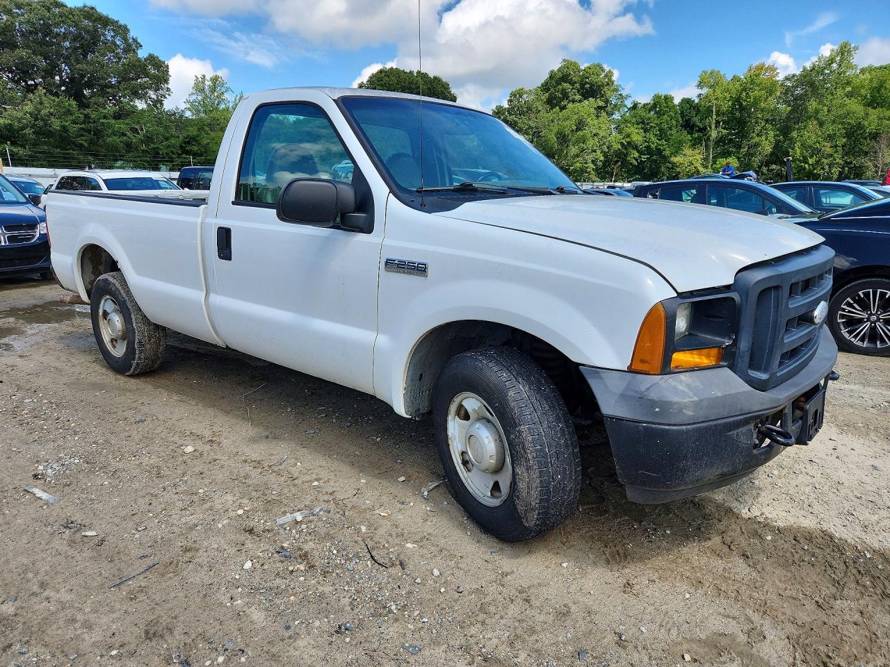 2006 Ford F250 Super Duty Белый vin: 1FTNF20506ED13458