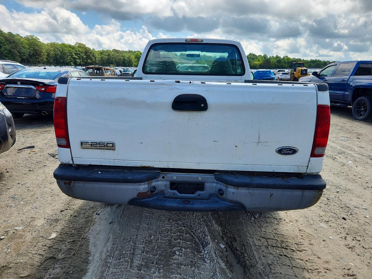 2006 Ford F250 Super Duty Белый vin: 1FTNF20506ED13458