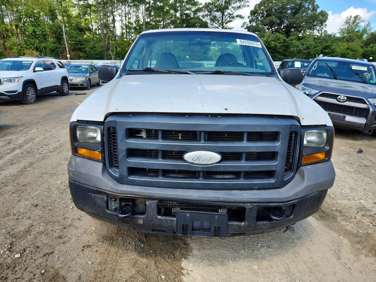 2006 Ford F250 Super Duty Белый vin: 1FTNF20506ED13458
