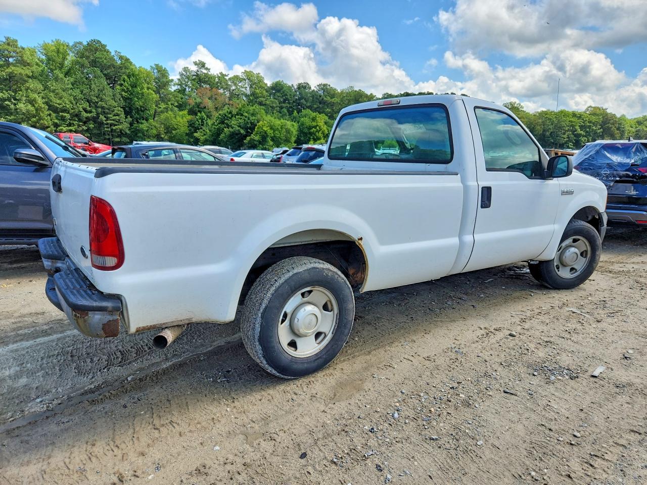 2006 Ford F250 Super Duty Белый vin: 1FTNF20506ED13458