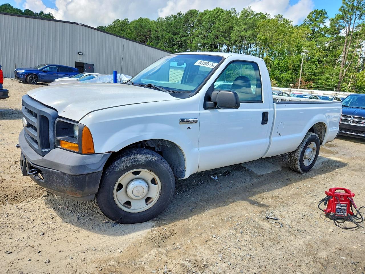 2006 Ford F250 Super Duty Белый vin: 1FTNF20506ED13458