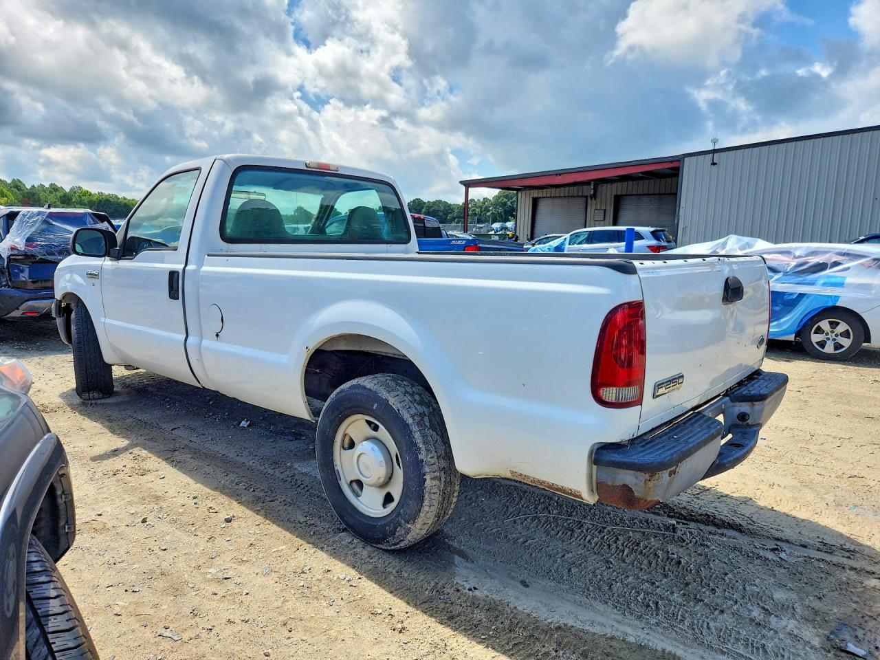 2006 Ford F250 Super Duty Белый vin: 1FTNF20506ED13458