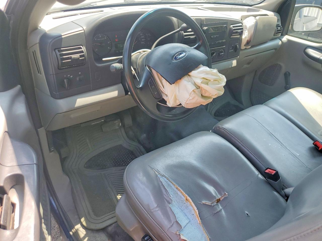 2006 Ford F250 Super Duty Blue vin: 1FTNF20506ED67097