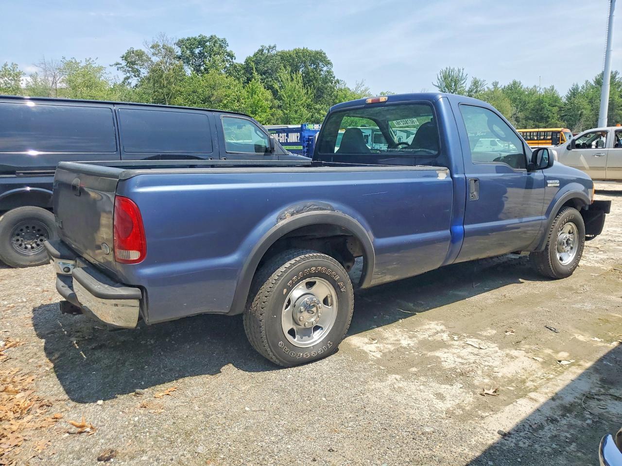 2006 Ford F250 Super Duty Blue vin: 1FTNF20506ED67097