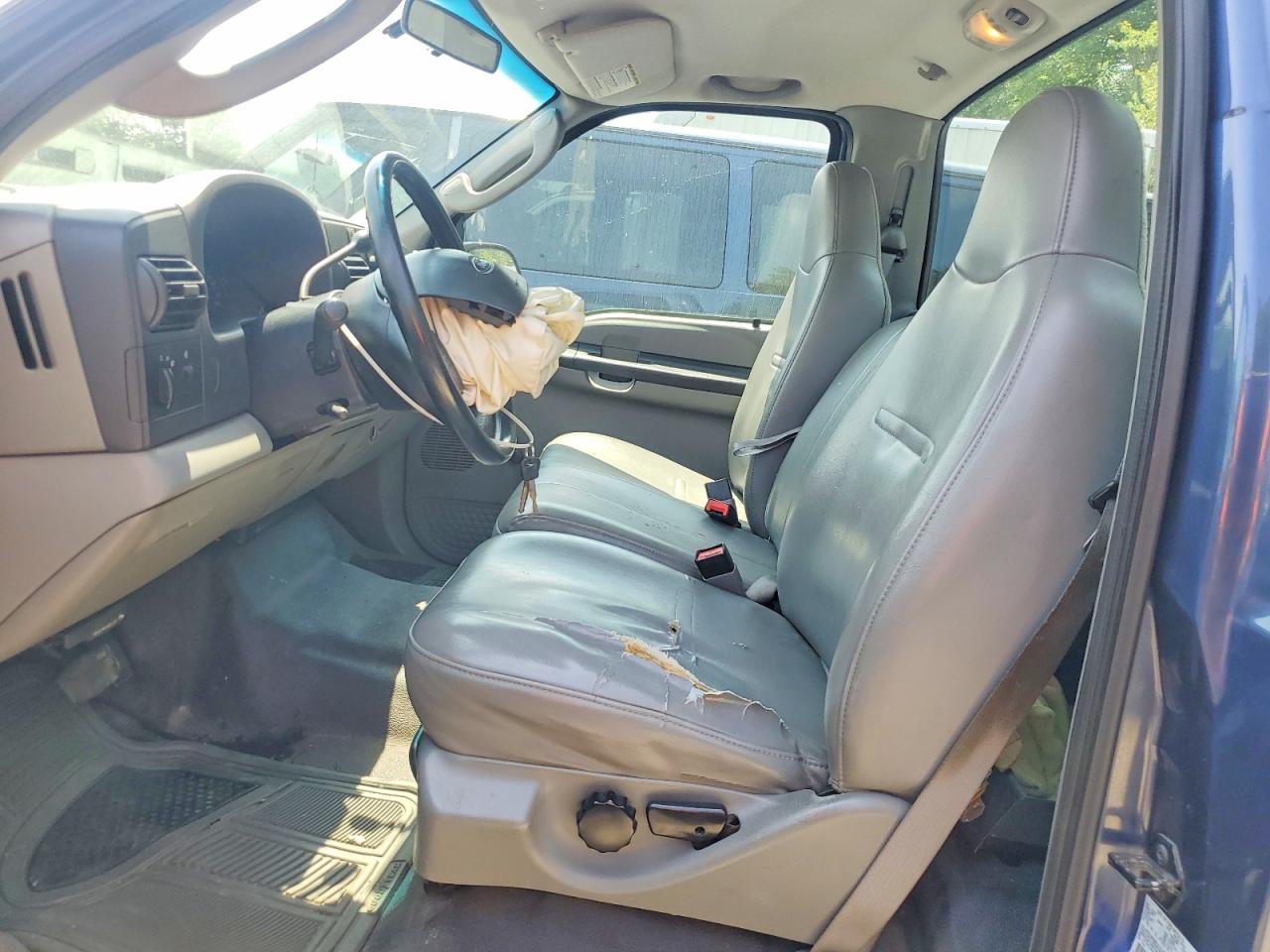 2006 Ford F250 Super Duty Blue vin: 1FTNF20506ED67097