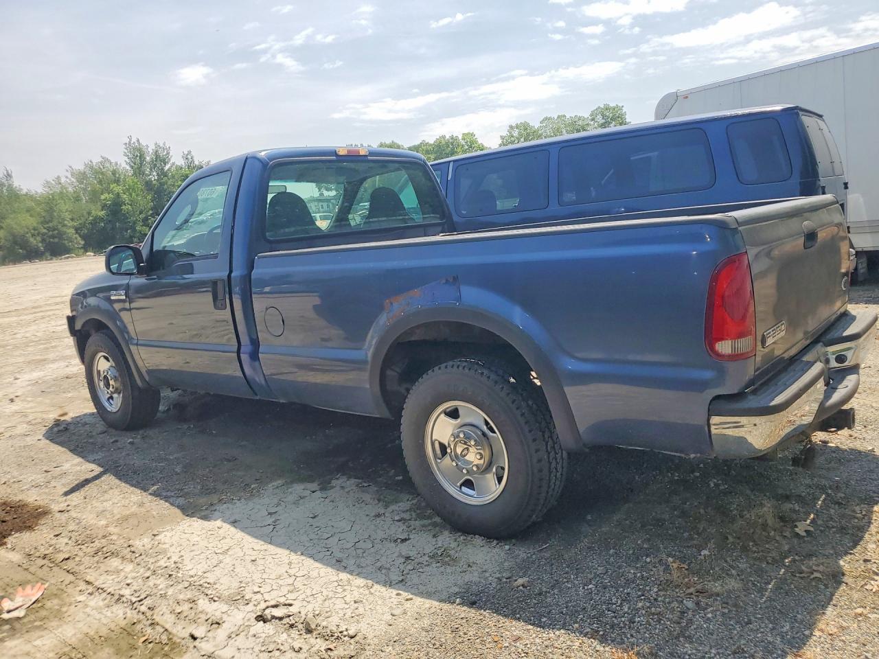 2006 Ford F250 Super Duty Blue vin: 1FTNF20506ED67097