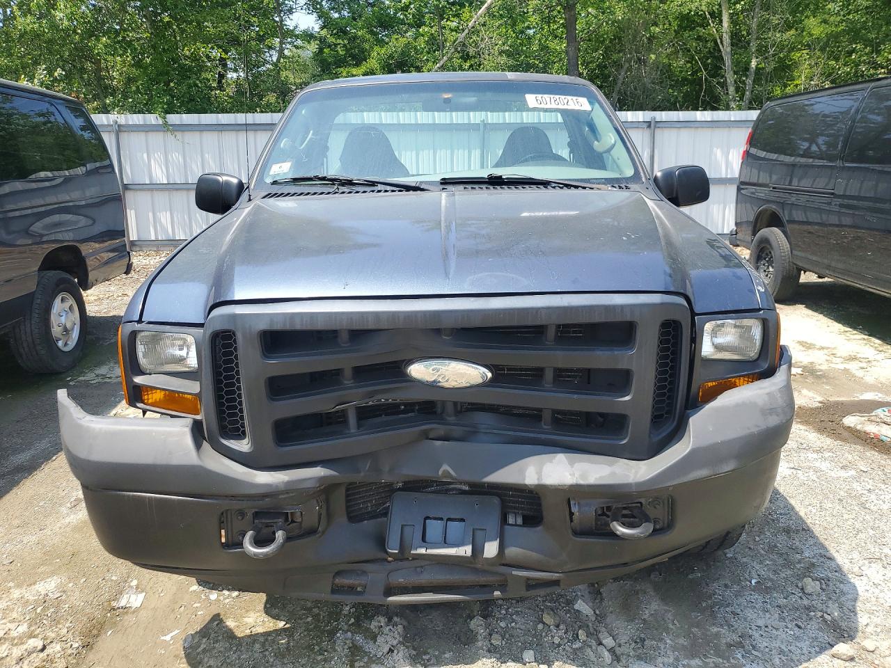 2006 Ford F250 Super Duty Blue vin: 1FTNF20506ED67097