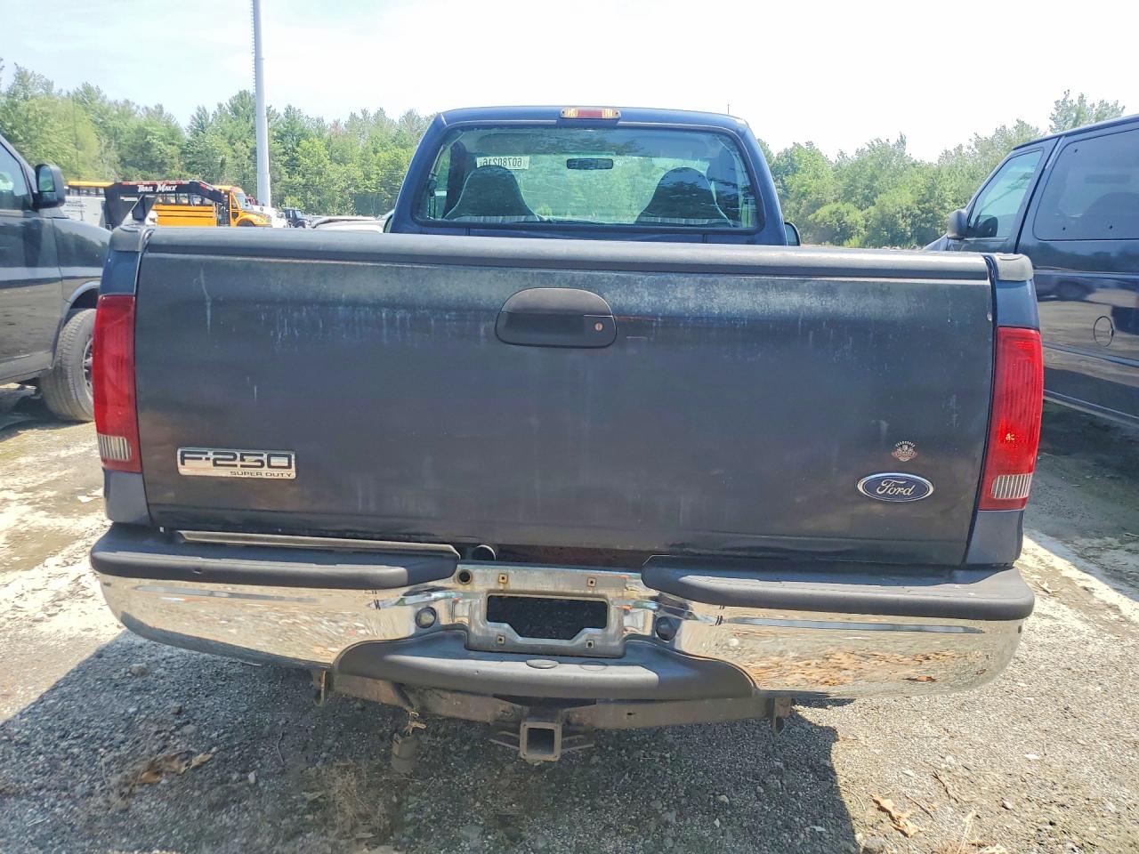 2006 Ford F250 Super Duty Blue vin: 1FTNF20506ED67097