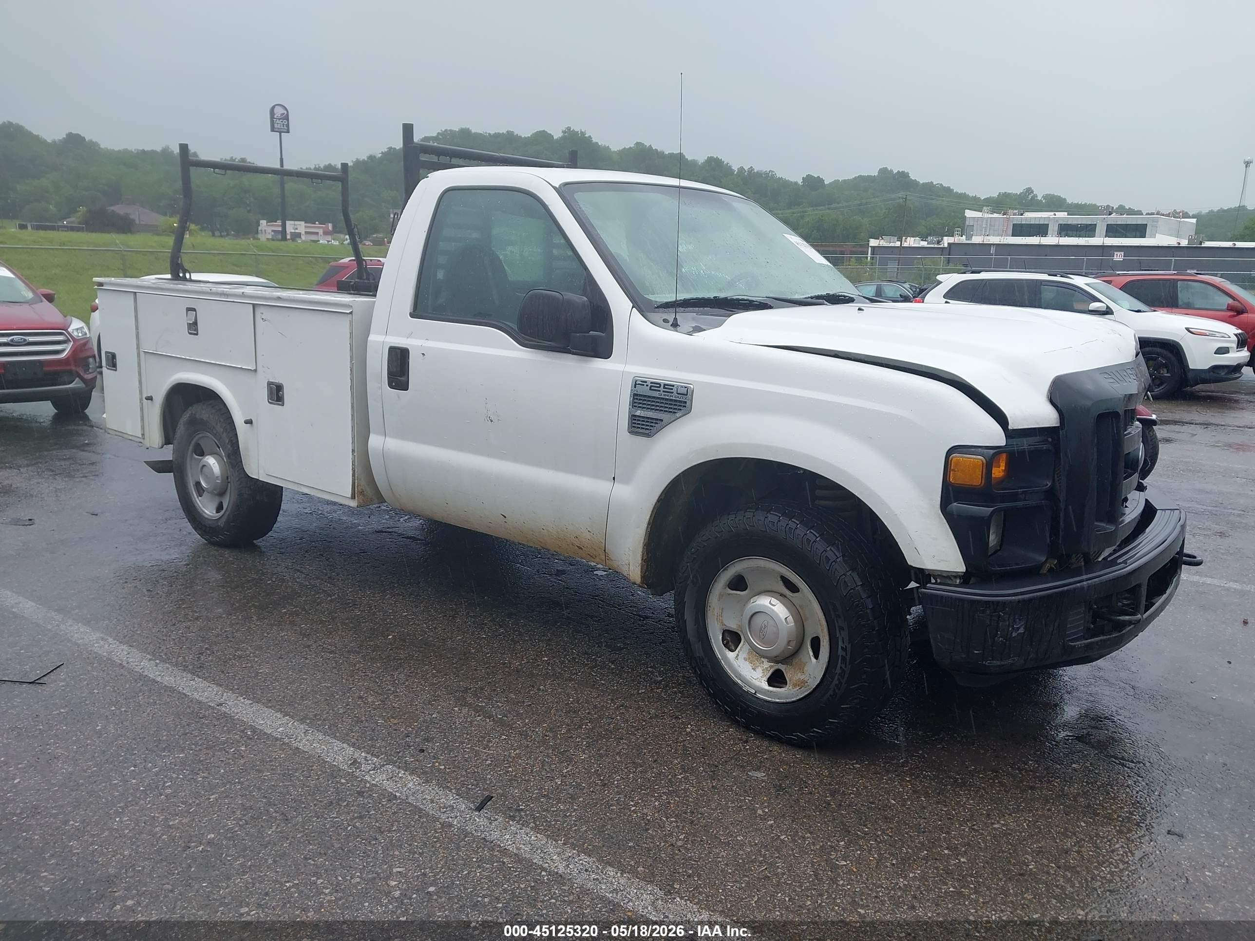 2008 Ford F-250 Xl/xlt Белый vin: 1FTNF20508EB55691