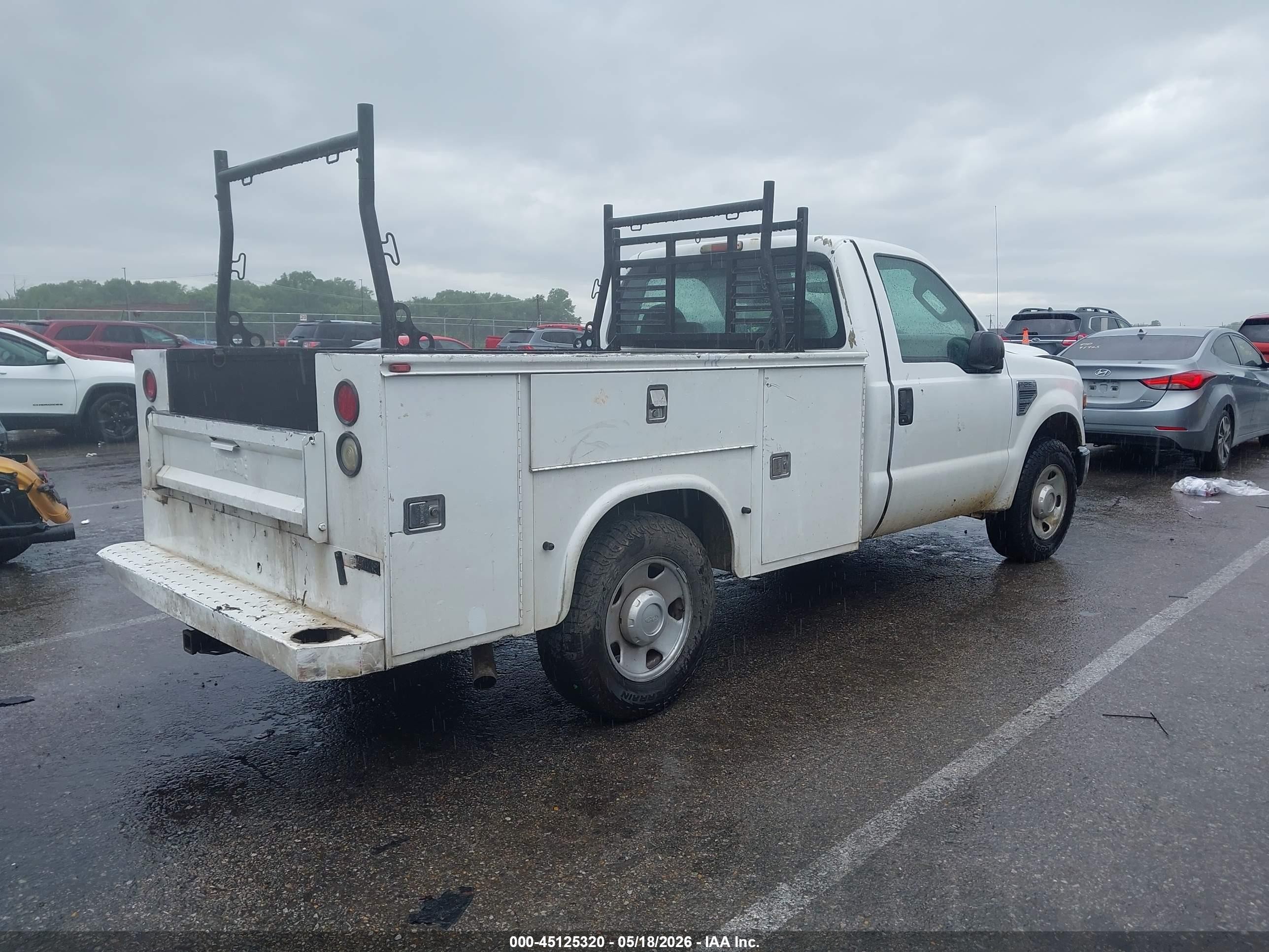 2008 Ford F-250 Xl/xlt White vin: 1FTNF20508EB55691