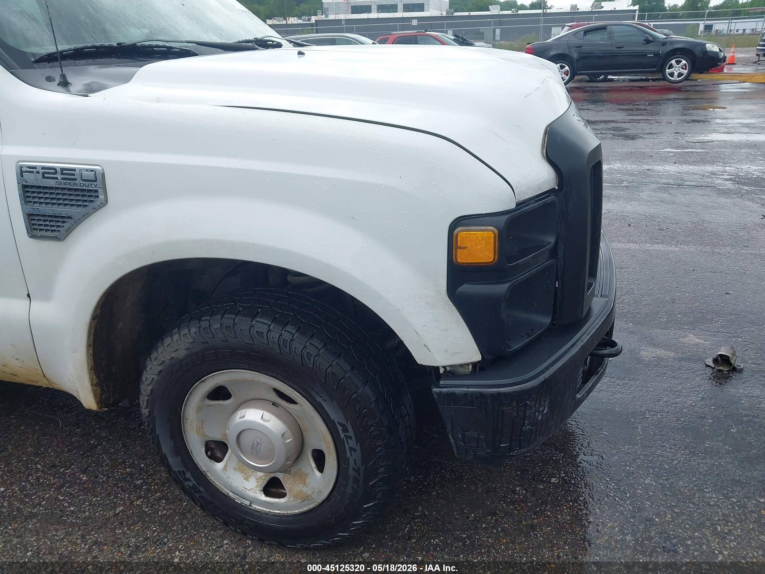 2008 Ford F-250 Xl/xlt White vin: 1FTNF20508EB55691