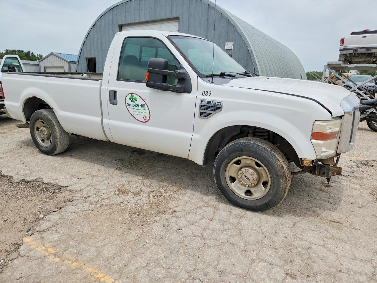 2008 Ford F250 Super Duty White vin: 1FTNF20508EB88514