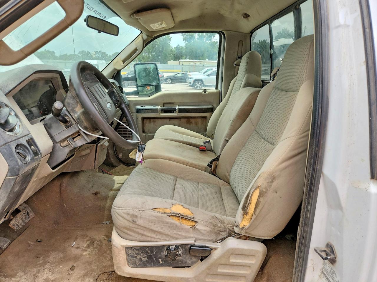 2008 Ford F250 Super Duty White vin: 1FTNF20508EB88514