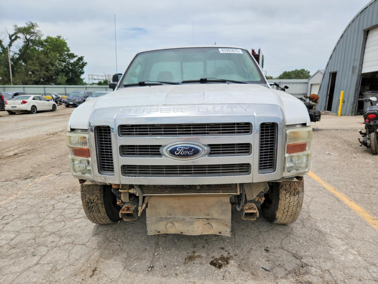 2008 Ford F250 Super Duty White vin: 1FTNF20508EB88514