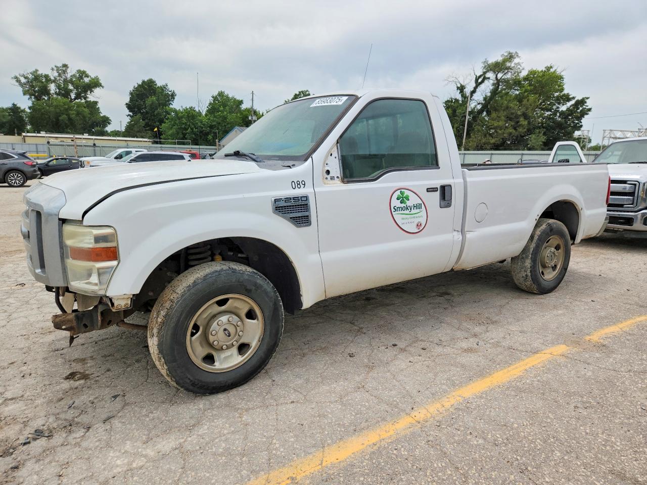 2008 Ford F250 Super Duty Белый vin: 1FTNF20508EB88514