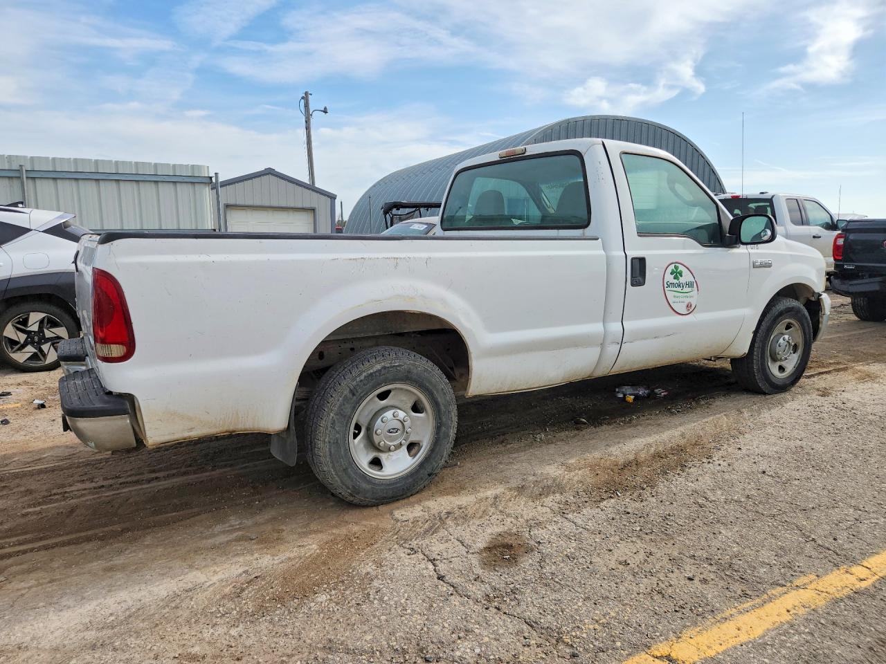 2007 Ford F250 Super Duty White vin: 1FTNF20517EB11990