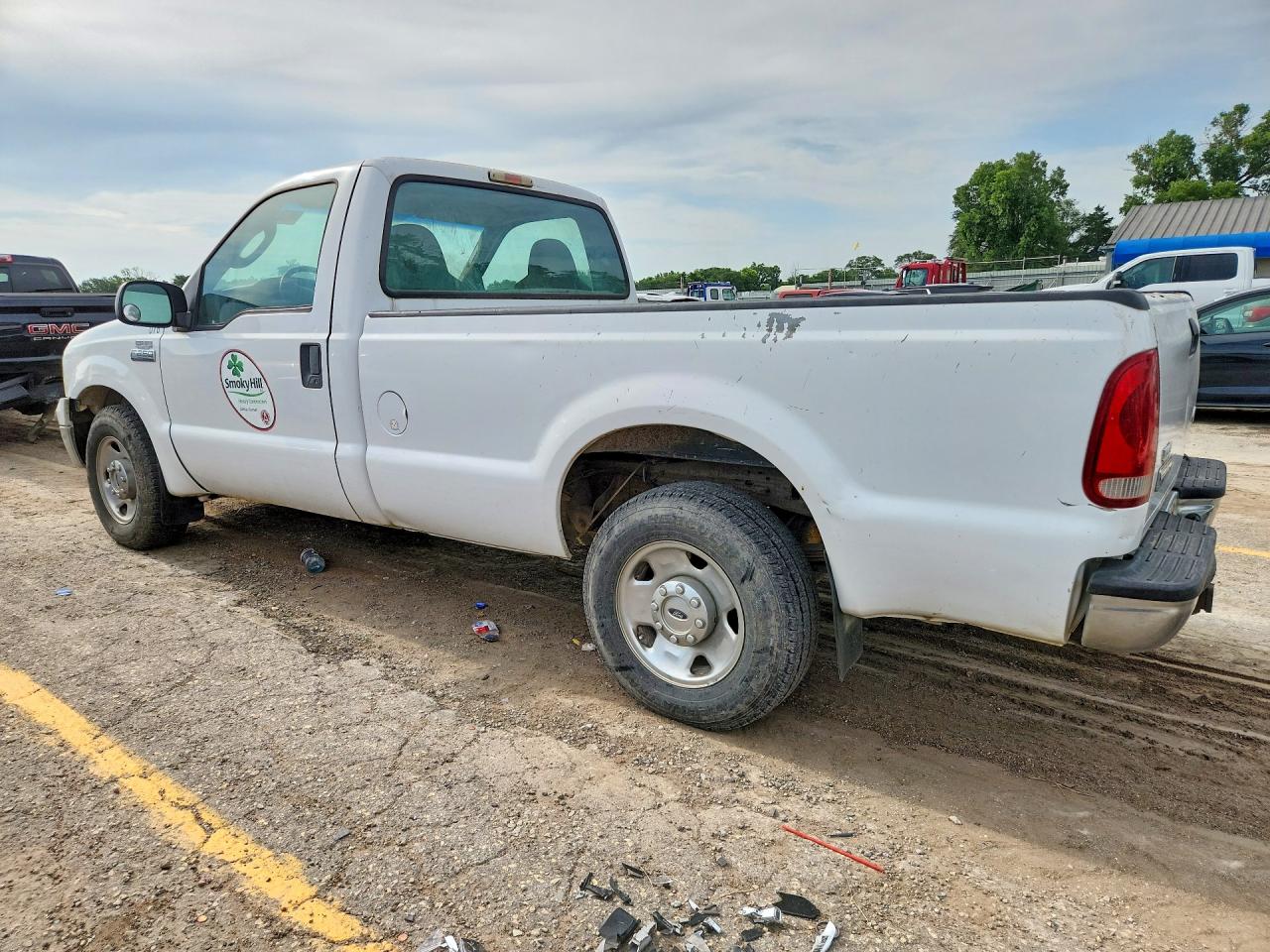 2007 Ford F250 Super Duty White vin: 1FTNF20517EB11990