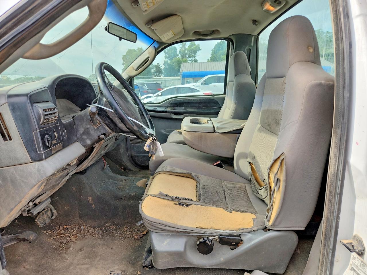 2007 Ford F250 Super Duty White vin: 1FTNF20517EB11990