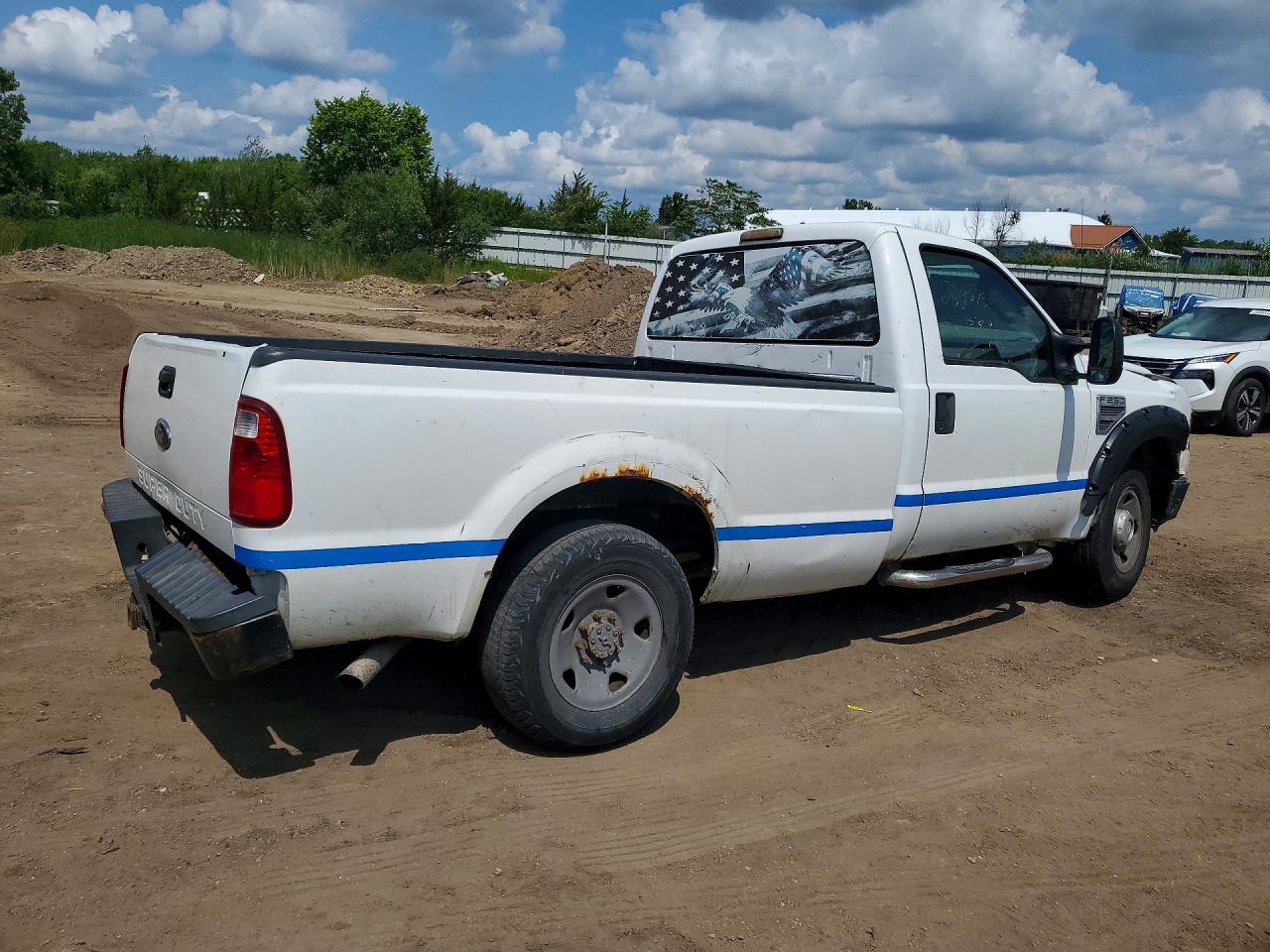 2008 Ford F250 Super Duty White vin: 1FTNF20518EB85766