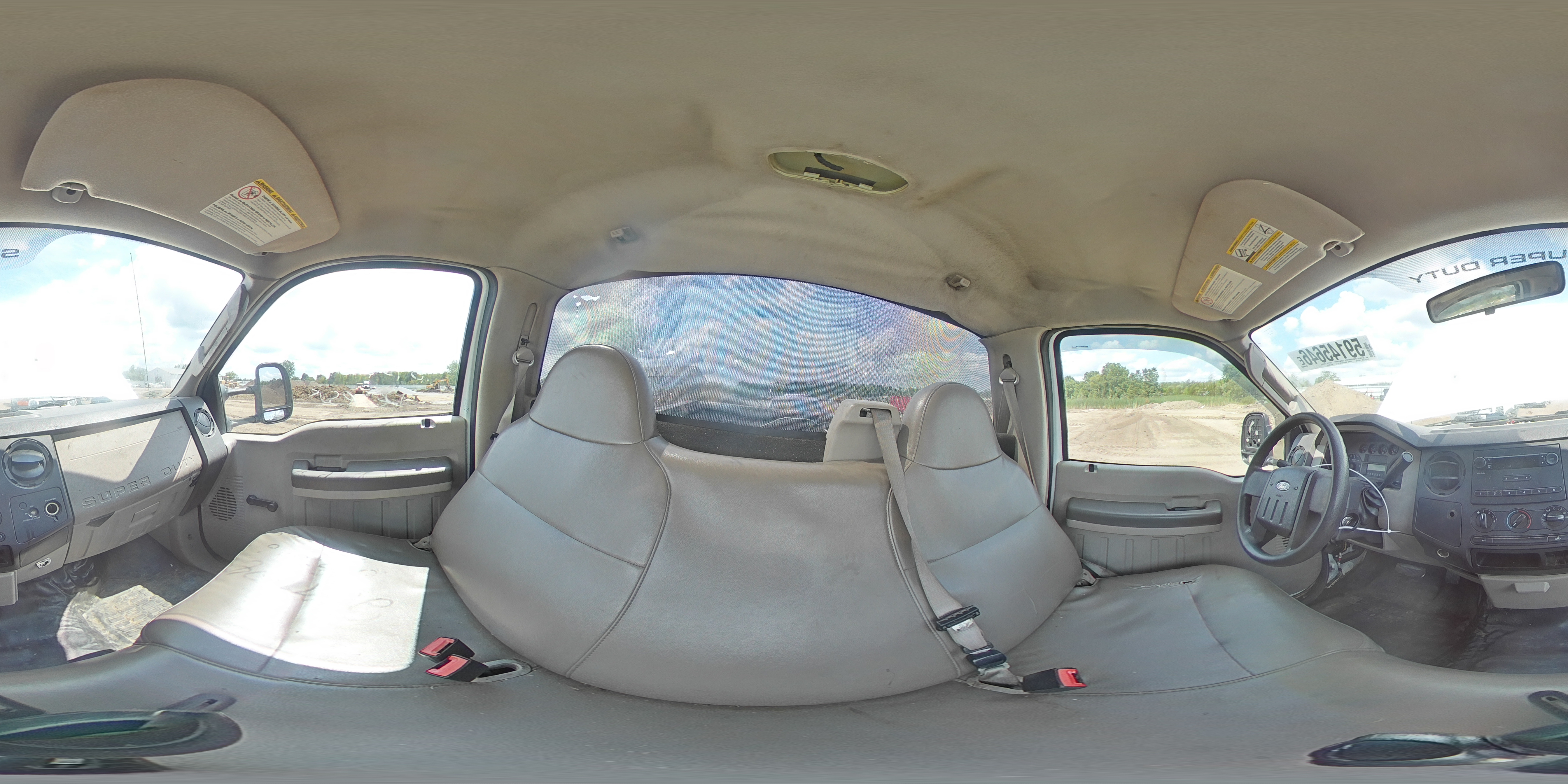 2008 Ford F250 Super Duty White vin: 1FTNF20518EB85766