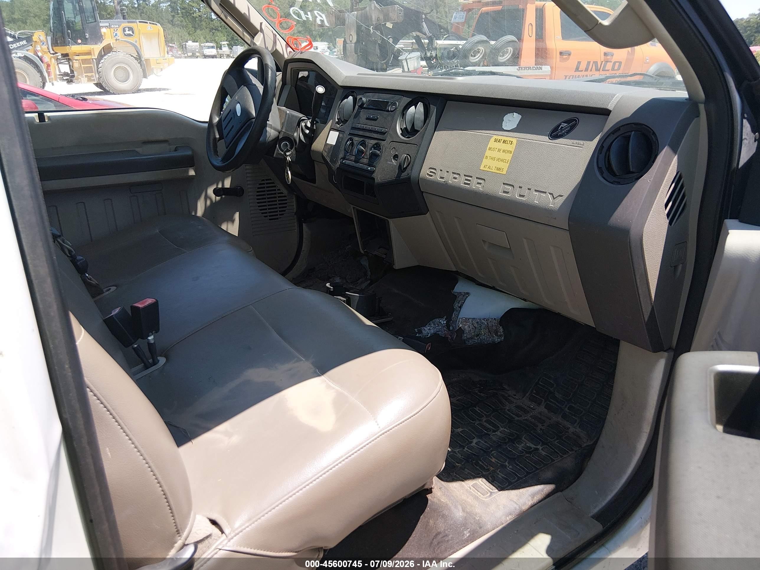 2008 Ford Super Duty F-250 Srw Xl/xlt White vin: 1FTNF20528EC87691