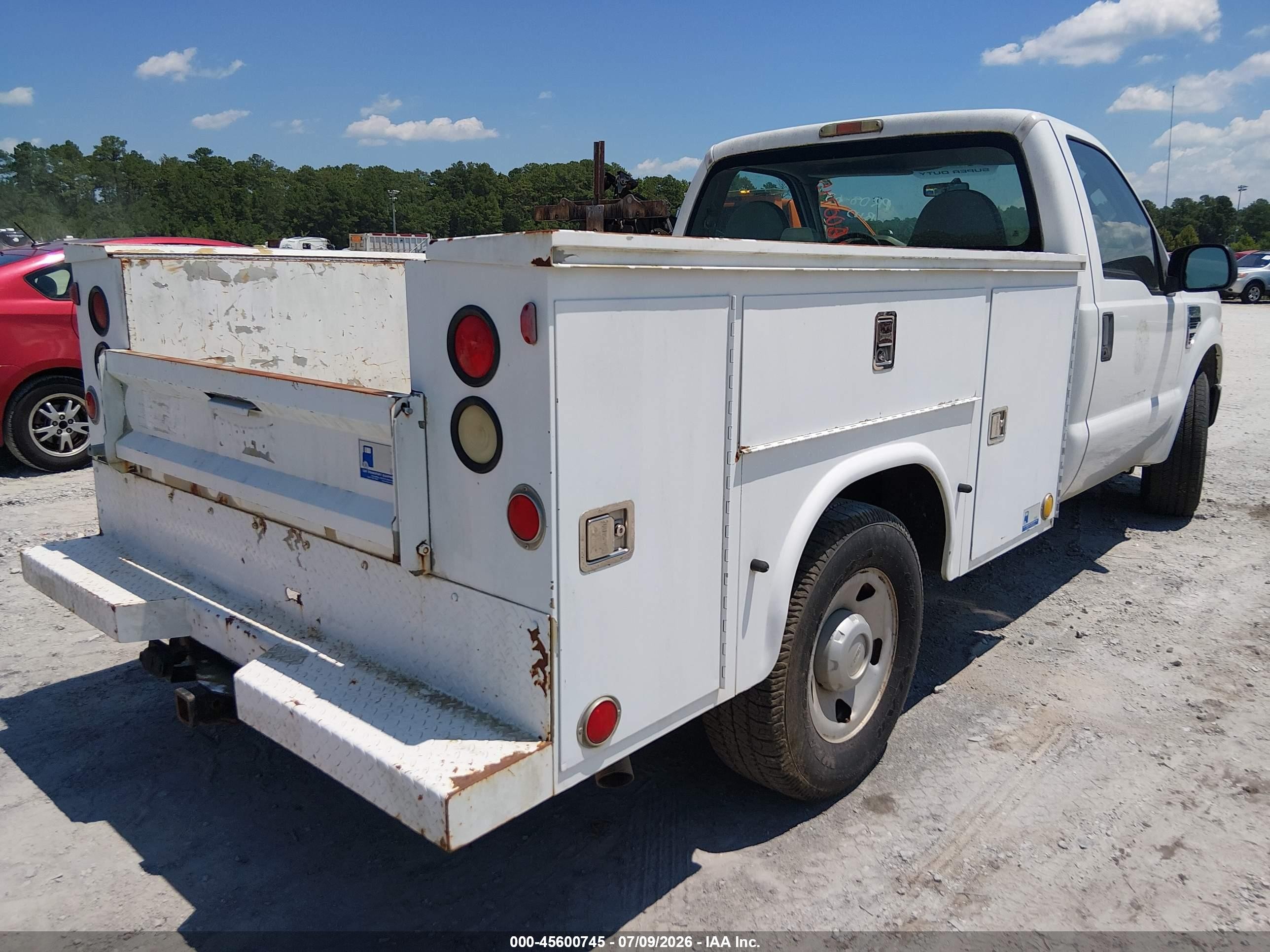 2008 Ford Super Duty F-250 Srw Xl/xlt White vin: 1FTNF20528EC87691