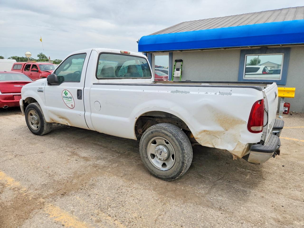 2007 Ford F250 Super Duty White vin: 1FTNF20537EB11988
